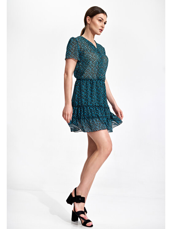 FIGL FIGL Φόρεμα M862 Μπλε Regular Fit
