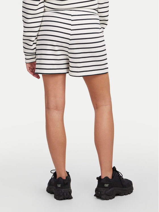 Pieces Pieces Pantaloni scurți sport Chilli 17146889 Alb Regular Fit