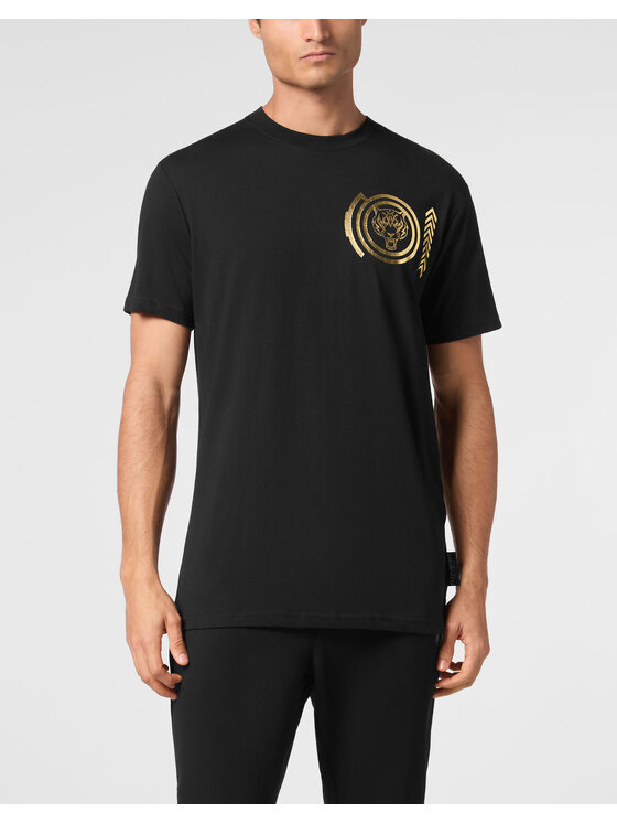 Plein Sport Plein Sport T-Shirt 22423 Czarny Regular Fit