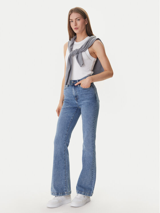DKNY DKNY Džínsy DJ4M4005 Modrá Flare Fit