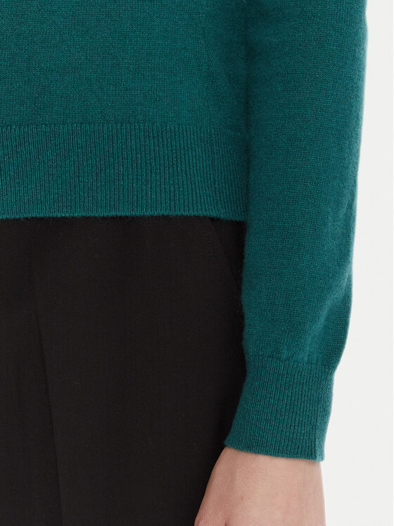 United Colors Of Benetton United Colors Of Benetton Bluză cu gât 1002D2348 Verde Regular Fit