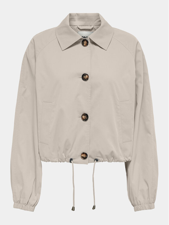 ONLY ONLY Giacca di transizione Eja Orchid 15308910 Grigio Regular Fit