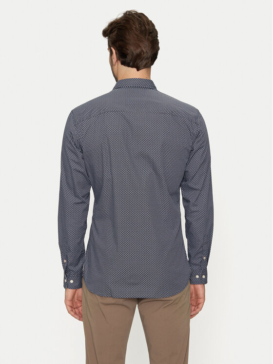 Jack&Jones Jack&Jones Πουκάμισο Matheo 12261090 Μαύρο Slim Fit