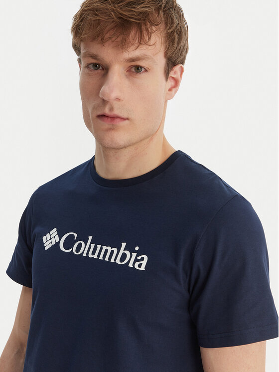 Columbia Columbia Majica Basic Logo™ 2155001 Mornarsko modra Regular Fit