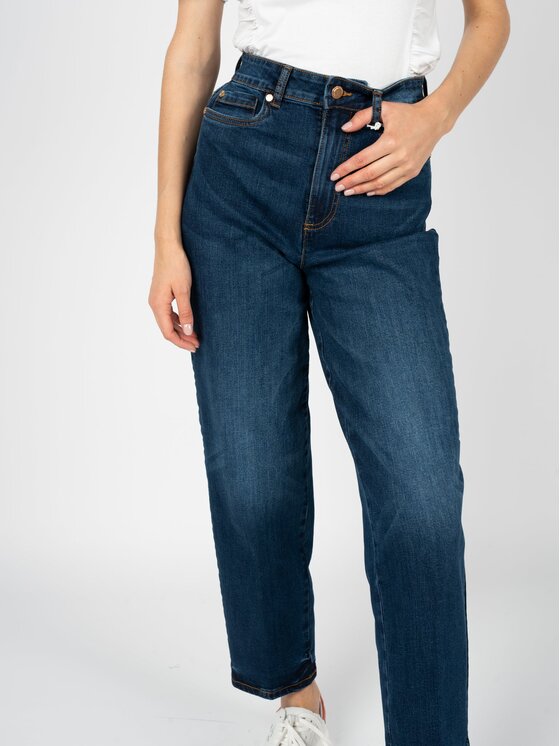 Silvian Heach Silvian Heach Jeansy GPP23170JE Tmavomodrá Oversize