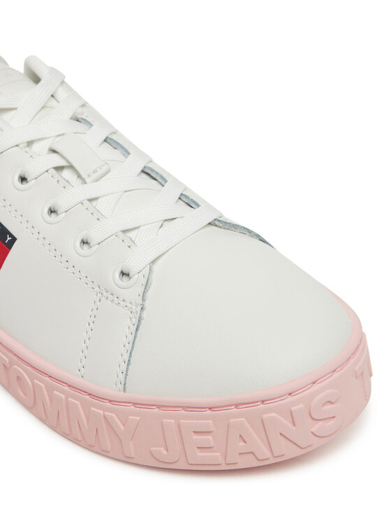 Tommy Jeans Tommy Jeans Сникърси Tjw Logo Outsole Sneaker Ess EN0EN02703 Бял