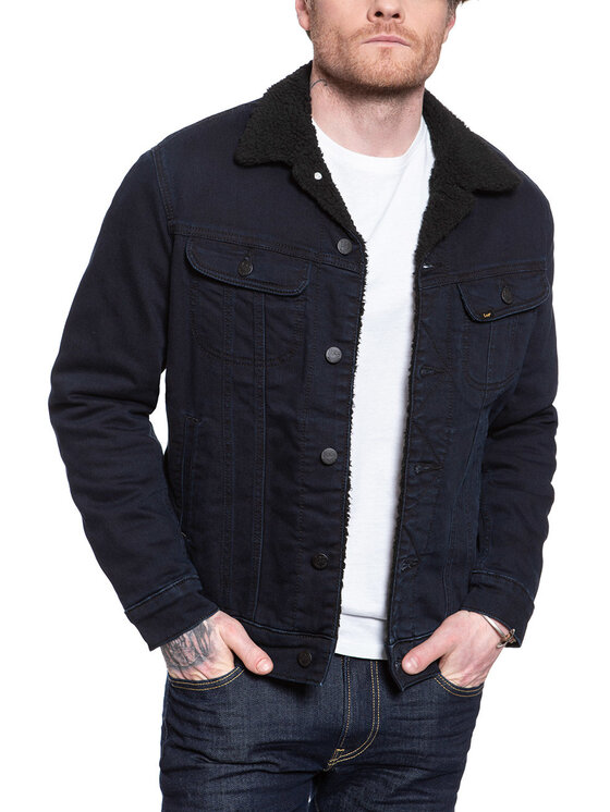 Lee Lee Giacca di jeans SHERPA JACKET Blu Regular Fit
