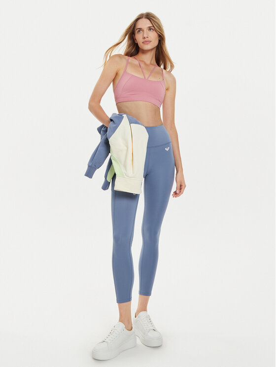 Roxy Roxy Colanți Heart Into It ERJNP03488 Albastru Slim Fit