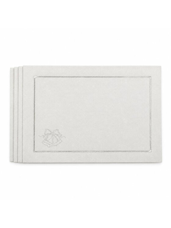 Roseberry Home Roseberry Home Podkładka na stół Jingle Bells Silverline Srebrny
