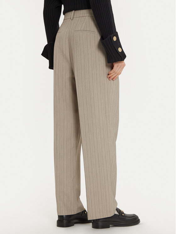 Vero Moda Vero Moda Hlače iz tkanine Meli 10319631 Bež Straight Fit