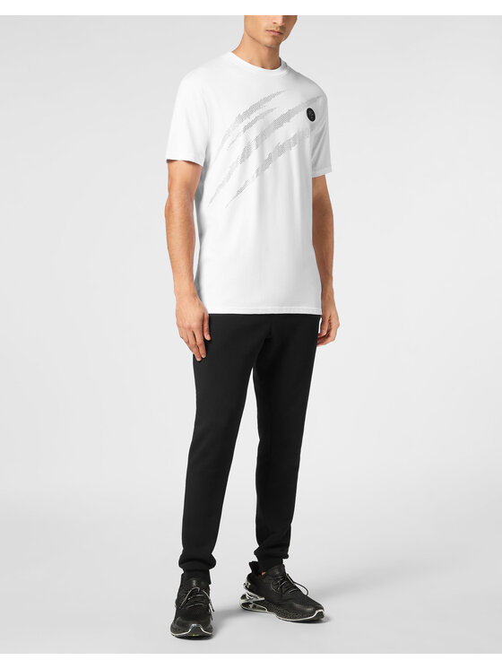 Plein Sport Plein Sport T-Shirt 23223 Biały Regular Fit