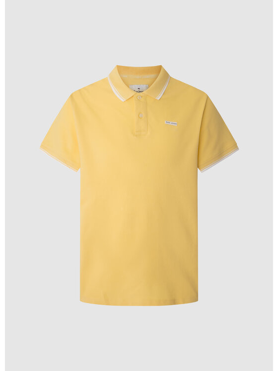 Pepe Jeans Pepe Jeans Polo PM541971 039 Żółty Regular Fit