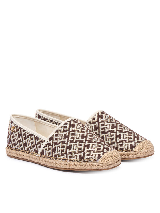 Tommy Hilfiger Tommy Hilfiger Еспадрили Th Monogram Jacquard FW0FW09501 Кафяв