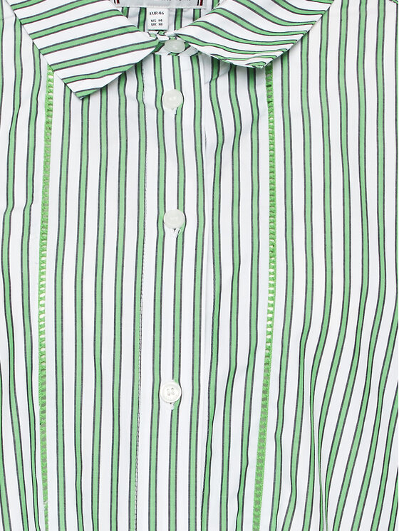 Camicia WW0WW39227 Verde Relaxed Fit