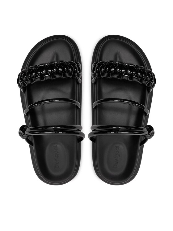 Desigual Desigual Şlapi 24SSSP03 Negru