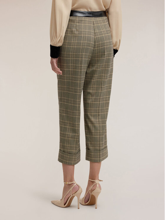 Motivi Motivi Pantaloni di tessuto P051Q004402N0R2 Écru Regular Fit