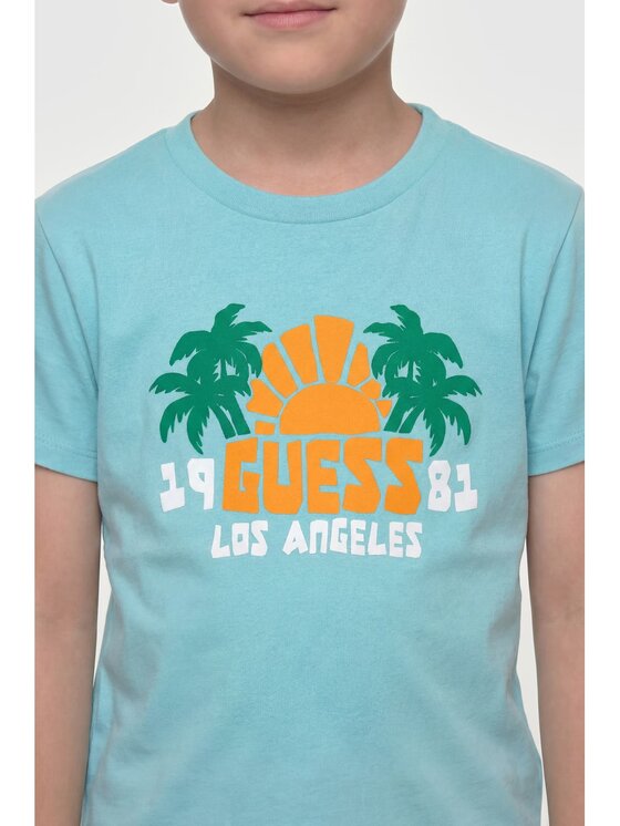 Guess Kids Guess Kids T-Shirt 182571 Niebieski Classic Fit
