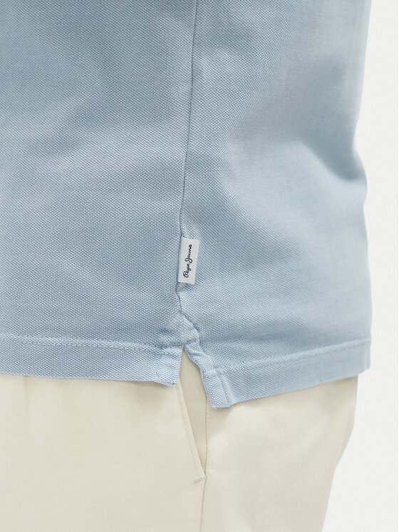 Pepe Jeans Pepe Jeans Polokošeľa New Oliver PM542099 Modrá Regular Fit