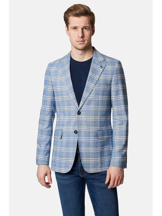 Lancerto Lancerto Marynarka Britley MA131124000021 Niebieski Regular Fit