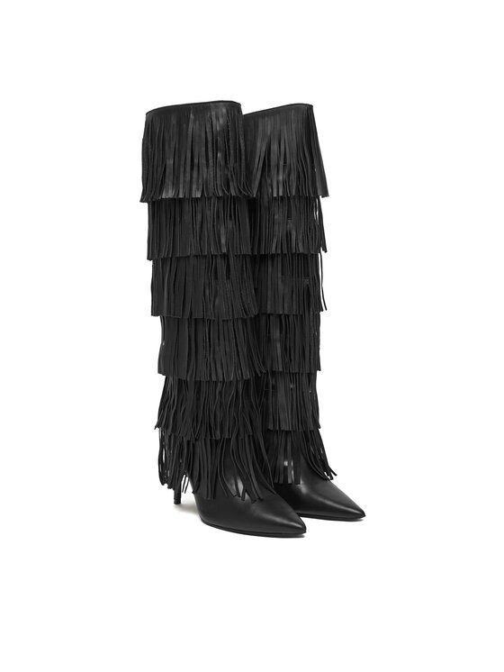 Steve Madden Steve Madden Kozačky Wanderlust SM11004766 Černá