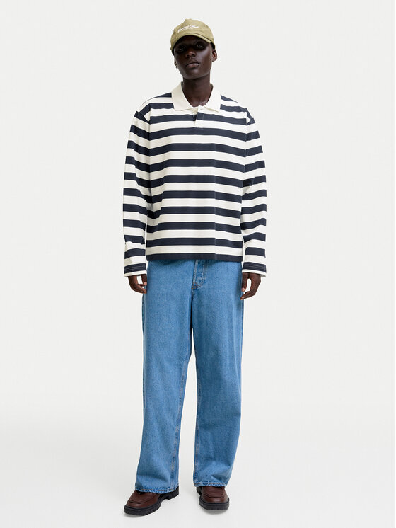 Jack & Jones Jack & Jones Polokošeľa Bleecker 12285805 Tmavomodrá Loose Fit