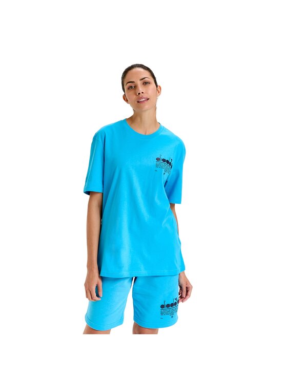 Diadora Diadora T-Shirt T-SHIRT SS MANIFESTO Niebieski Basic Fit
