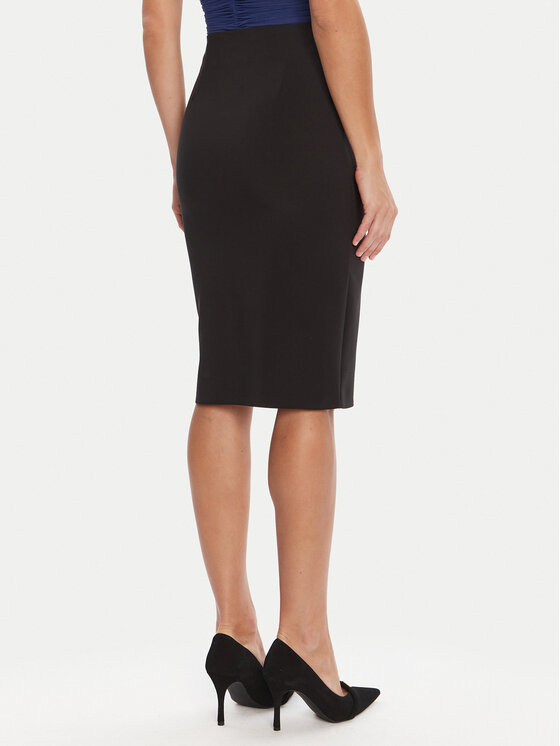 Rinascimento Rinascimento Spódnica ołówkowa CFC0125230003 Czarny Slim Fit