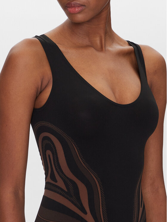 Wolford Wolford Bodi Thermal 77118 Črna Slim Fit