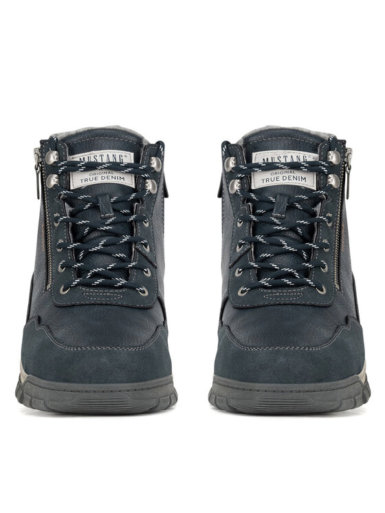 Mustang Mustang Schnürschuhe 4202-601 Dunkelblau