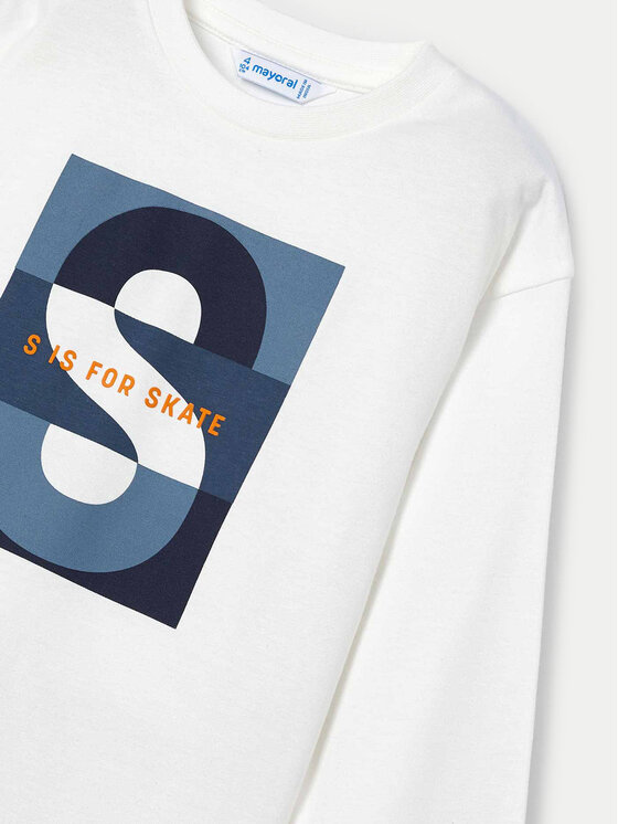 Mayoral Mayoral Blūze 4051 Écru Regular Fit