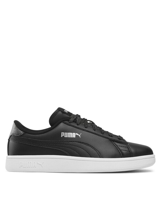 Puma Puma Sneakersy Smash V2 Metallics Jr 386197 02 Czarny