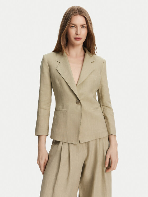 Marella Marella Giacca da abito Biella 2513041062 Beige Regular Fit