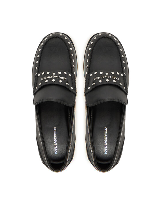 KARL LAGERFELD KARL LAGERFELD Loaferice KL42125S Crna