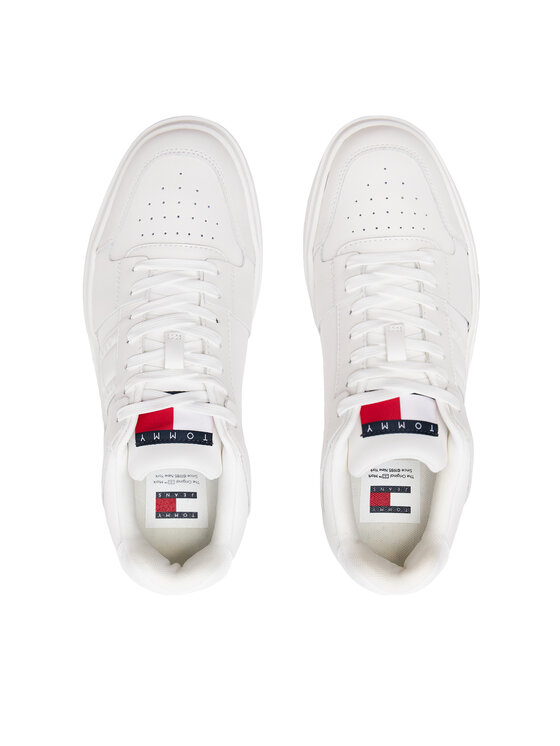 Tommy Jeans Tommy Jeans Sneakersy Tjm Leather Cupsole 2.0 EM0EM01283 Biały