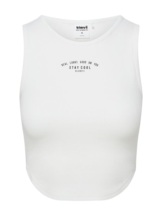 Esotiq Esotiq Top 43761 Biały Regular Fit