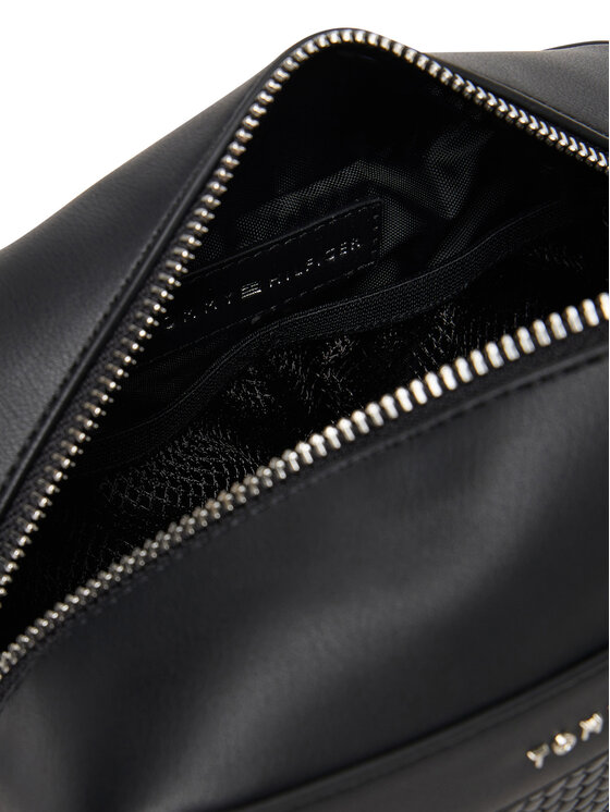 Tommy Hilfiger Tommy Hilfiger Geantă pentru cosmetice Th Woven Washbag AM0AM13838 Negru