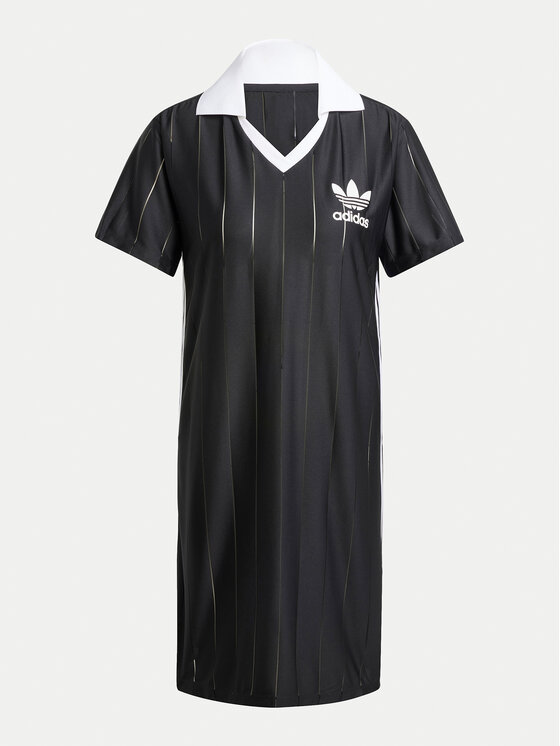 adidas adidas Kasdieninė suknelė adicolor 3-Stripes IX5510 Juoda Loose Fit