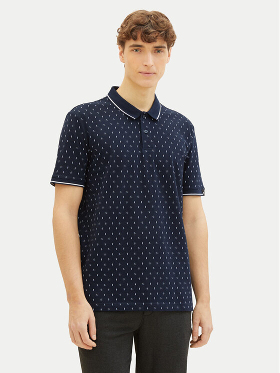 Tom Tailor Denim Tom Tailor Denim Поло 1040465 Cиній Regular Fit