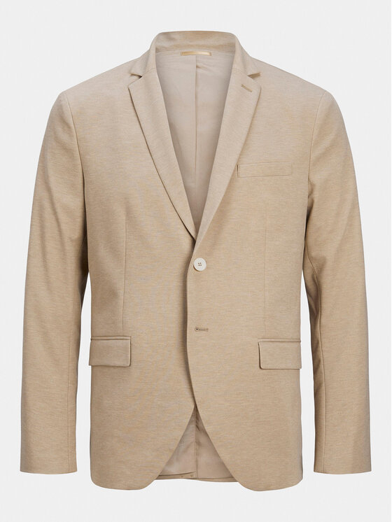 Jack&Jones Jack&Jones Sakko 12242387 Beige Slim Fit