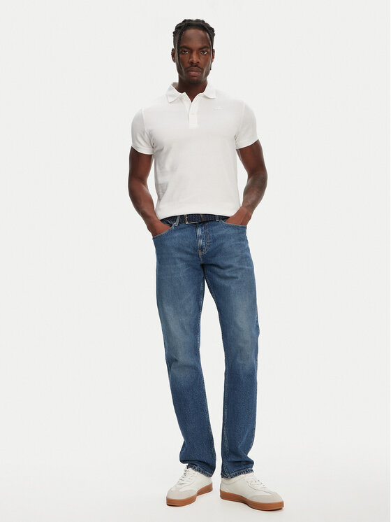 Robe di Kappa Robe di Kappa Polo William 6006170 Bijela Slim Fit