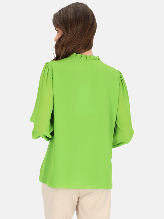 Potis & Verso Potis & Verso Bluzka Emily Zielony Regular Fit