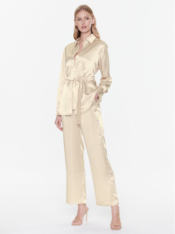 Max Mara Leisure Max Mara Leisure Košulja Holiday 23311102 Bež Regular Fit