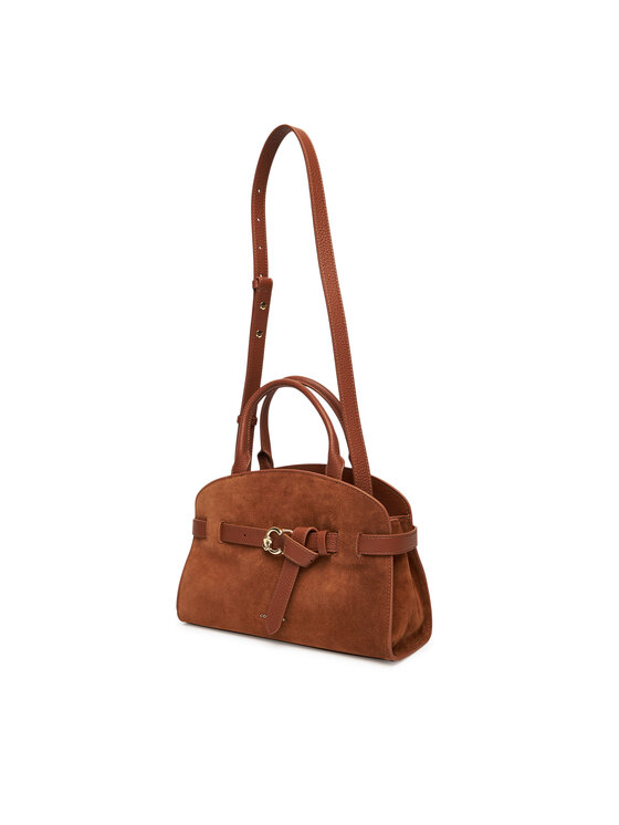 Coccinelle Coccinelle Дамска чанта TLB Coccinellesabine Suede Bi E1 TLB 18 02 01 Кафяв
