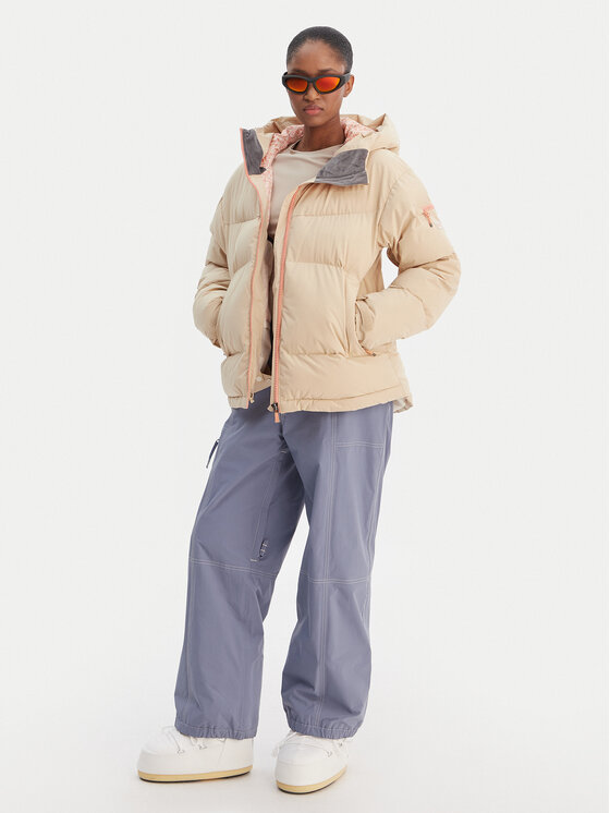 Roxy Roxy Skijaška jakna Alofted Puffy ERJTJ03470 Bež Regular Fit