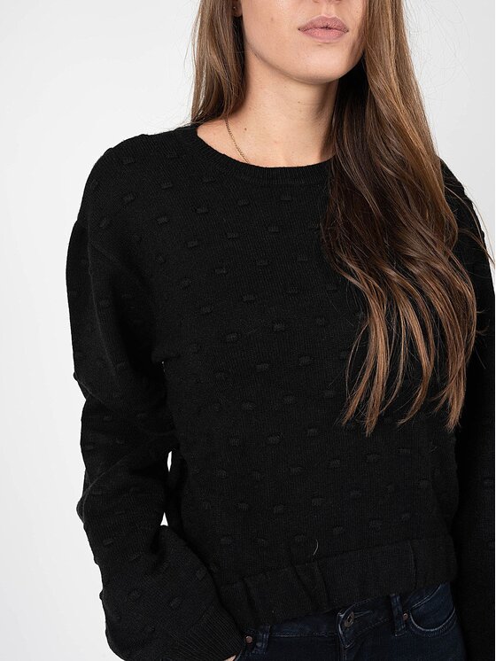 Silvian Heach Silvian Heach Maglione PGA22142MA Nero Oversize