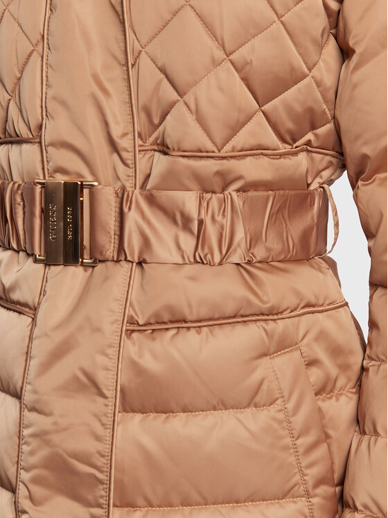 Guess Guess Vatovaná bunda Lolie W2BL61 WEX52 Hnedá Regular Fit