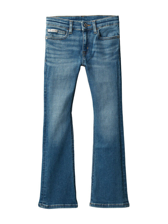 Calvin Klein Jeans Calvin Klein Jeans Jeans hlače IG0IG03087 Modra Flare Fit