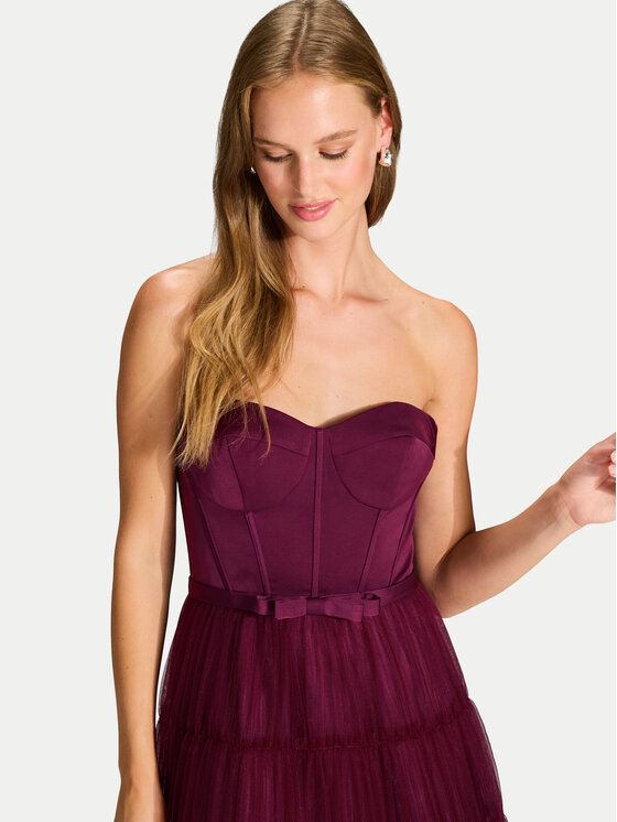Hey Kyla Hey Kyla Õhtune kleit 5AJ009HK Bordoopunane Regular Fit