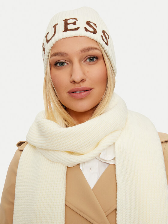 Guess Guess Set Schal und Mütze GFBOXW P4402 Écru