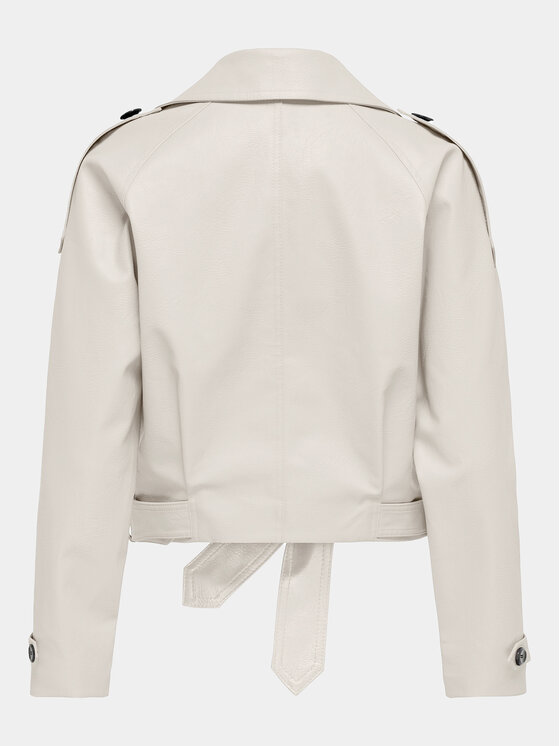ONLY ONLY Jacke aus Kunstleder Vera 15308584 Grau Regular Fit
